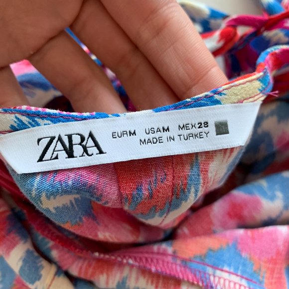 Colourful backless Zara dress - Picture 2 of 2